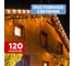 Светодиодная гирлянда NEON-NIGHT Бахрома, 3,2х0,9м, 120LED, теплое белое свечение 255-216 3