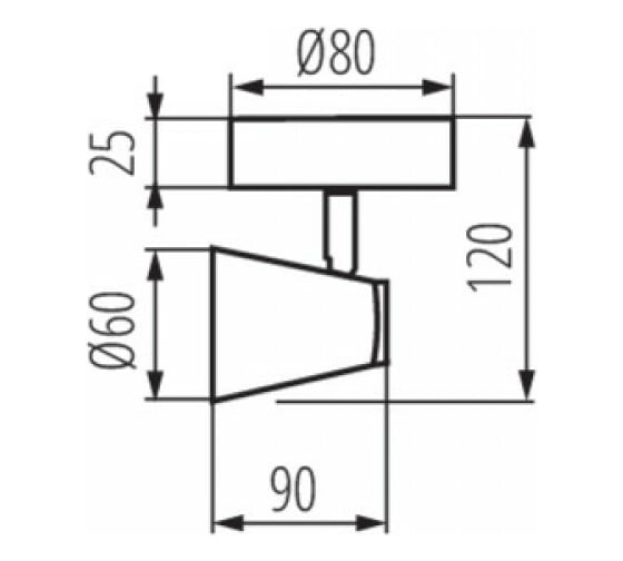 Потолочный спот KANLUX ENALI EL-1O W 28760