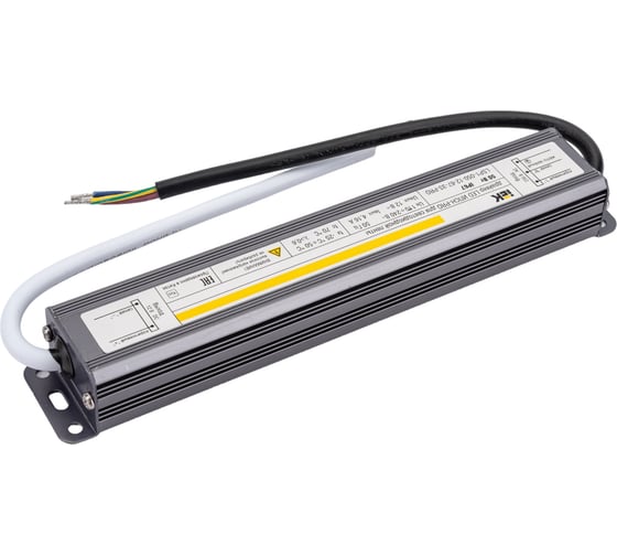 Драйвер IEK LED, ИПСН-PRO, 50Вт, 12В блок- шнуры IP67 LSP1-050-12-67-33-PRO