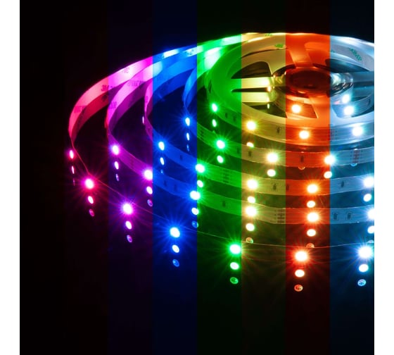Светодиодная лента Elektrostandard 30Led 7.2W IP20 мульти (5050 12V 30Led 7.2W IP20) a027833