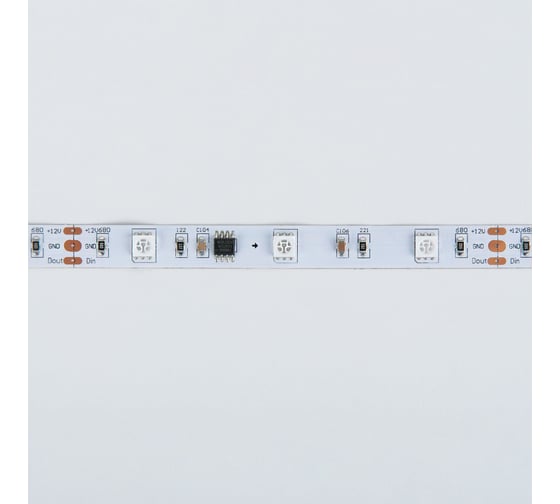 Светодиодная лента Elektrostandard 30Led 7.2W IP20 мульти (5050 12V 30Led 7.2W IP20) a027833