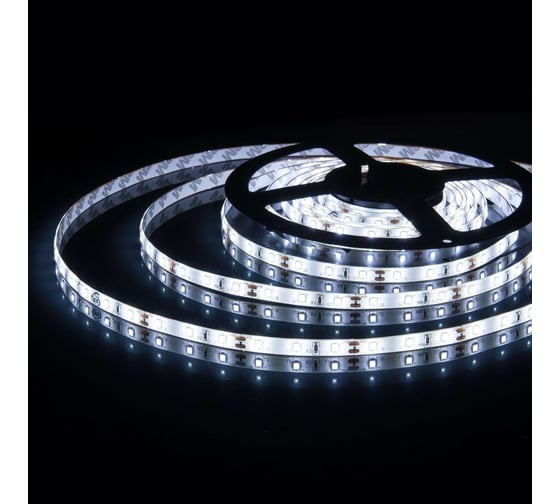 Светодиодная лента Elektrostandard 60Led 4,8W IP65 6500K холодный белый 2835 12V 60L a040996