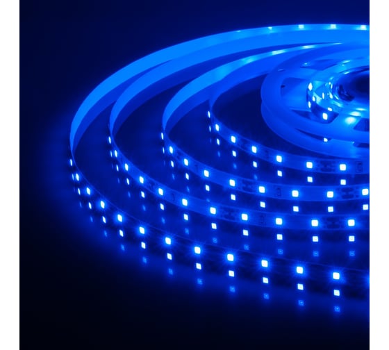 Светодиодная лента Elektrostandard 60Led 4.8W IP20 синий (2835 12V 60Led 4.8W IP20) a040994