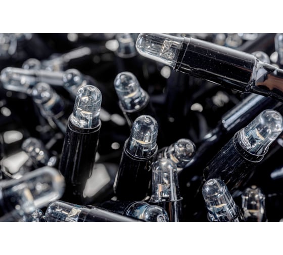 Гирлянда-мишура Neon-Night 10м 400 LED черный каучук IP67 соединяемая 315-266