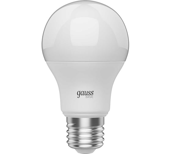 Лампа Basic A60 AC/DC 12-36V 12W 960lm 4100K E27 LED 1/5/50 Gauss 202402212