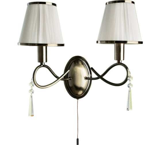 Настенный светильник Arte Lamp A1035AP-2AB 1