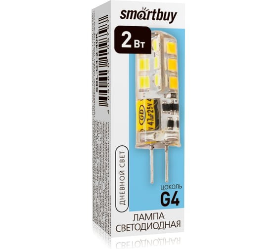 Светодиодная лампа Smartbuy LED G4-2W/4000/G4 SBL-G4-2-40K