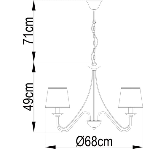 Подвесной светильник Arte Lamp A1150LM-5CC