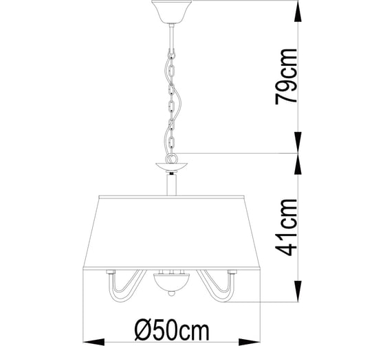 Подвесной светильник Arte Lamp A1150SP-5CC