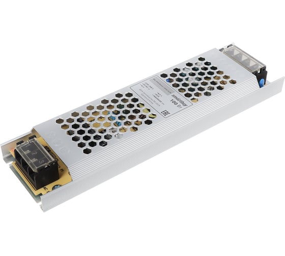 Драйвер Smartbuy LED IP20-100W, для LED ленты, SLIM SBL-IP20-Driver-100W-SLIM 1