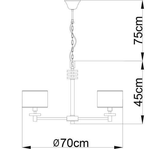 Подвесной светильник Arte Lamp A3990LM-6CC