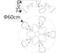 Потолочный светильник Arte Lamp A5216PL-5WG 4