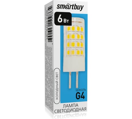 Светодиодная (LED) лампа Smartbuy -G4220-6W/6000/G4220 SBL-G4220-6-60K