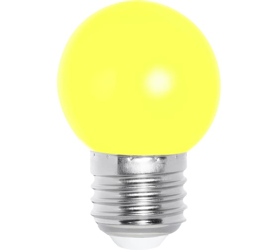 Светодиодная (LED) лампа Smartbuy YELLOW -G45-01W/E27 SBL-G45Y-01-E27 1
