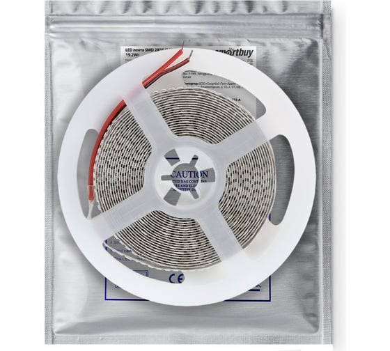 LED лента Smartbuy 24V 2835/240 -IP20-19,2W/3000K 5 м. SBL-IP20-24V-19-2-3000K