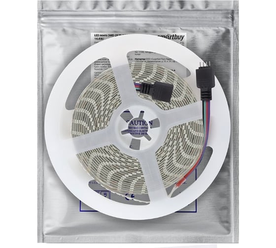 LED лента Smartbuy 24V 3535/120 -IP20-14,4W/RGB 5 м. SBL-IP20-24V-14-4-RGB