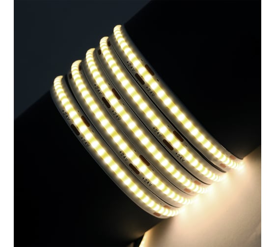 LED лента Smartbuy 24V COB/252 -IP20-10W/4000K 5 м. SBL-IP20-10-4000K-COB 1