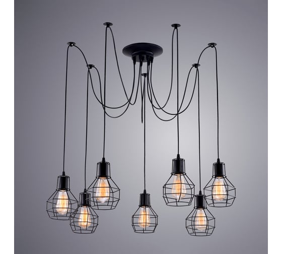 Подвесной светильник Arte Lamp A1109SP-7BK