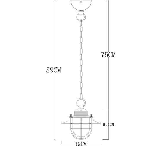 Подвесной светильник Arte Lamp A4579SP-1AB