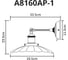 Настенный светильник Arte Lamp A8160AP-1WH 3