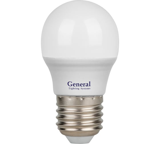 Лампа светодиодная General Lighting Systems GLDEN-G45F-20-230-E27-6500 661487 1