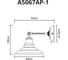 Настенный светильник Arte Lamp A5067AP-1BK 3