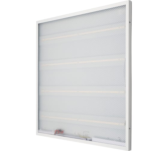 Светильник Jazzway светодиодный настенно-потолочный PPL 595/U-E1 PRISMA 36Вт 6500К с БАП 1час (кнопка "тест") IP40 ДВО/ДПО универсальный панель 5050082