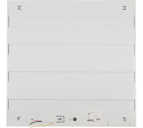 Светильник Jazzway светодиодный настенно-потолочный PPL 595/U-E1 PRISMA 36Вт 6500К с БАП 1час (кнопка "тест") IP40 ДВО/ДПО универсальный панель 5050082