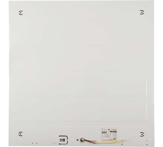 Светильник Jazzway светодиодный настенно-потолочный PPL 595/U-E1 OPAL 40Вт 4000К IP40 Ra90 с БАП 1час (кнопка "тест") ДВО/ДПО универсальный панель равномерная засветка(300mA 25mm) 5050105