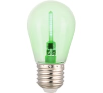 Лампа светодиодная General Lighting Systems GLDEN-G45FB-5-230-E27 GREEN 661502