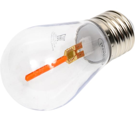 Лампа светодиодная General Lighting Systems GLDEN-G45FB-5-230-E27 RED 661499