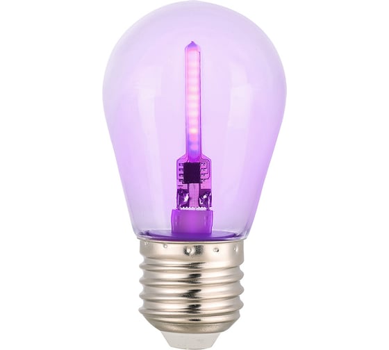 Лампа светодиодная General Lighting Systems GLDEN-G45FB-5-230-E27 VIOLET 661503 1