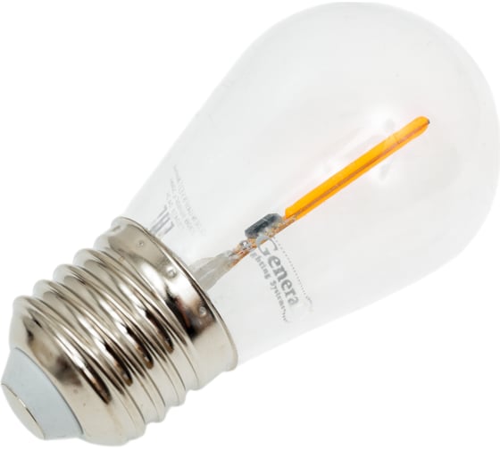 Лампа светодиодная General Lighting Systems GLDEN-G45FB-5-230-E27 YELLOW 661500