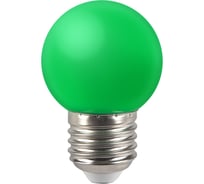Лампа светодиодная General Lighting Systems GLDEN-G45PB-5-230-E27 GREEN 661498