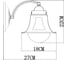 Настенный светильник Arte Lamp A7022AP-1WG 5