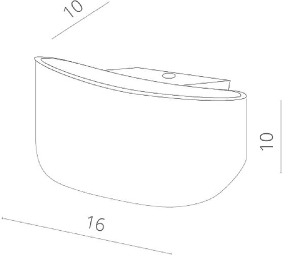 Настенный светильник Arte Lamp A1429AP-1WH