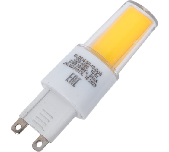 Лампа светодиодная General Lighting Systems GLDEN-G9-10-COB-220-4500 661652