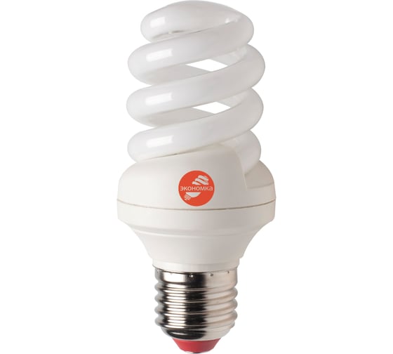 Лампа ЭКОНОМКА КЛЛ SPC 13W-Е27 4000К трубка Т3 910лм LKsmSPC13wE2742eco 1