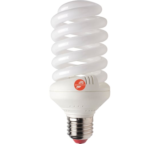 Лампа ЭКОНОМКА КЛЛ SPC 35W-Е27 4000К трубка Т3 2625лм LKsmSPC35wE2742eco