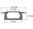 Профиль прямой алюминиевый для светодиодной ленты General Lighting Systems GAL-GLS-2000-7-22-B (7x22 мм, черный, IP20, готовый комплект) 523120 2