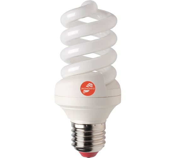Лампа ЭКОНОМКА КЛЛ SPC 15W-Е27 4000К трубка Т3 1050лм LKsmSPC15wE2742eco_1