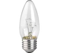 Лампа накаливания ЭРА ДС B36, свечка, 40Вт, 230В, E27, цветная упаковка, 100/7200 Б0039128