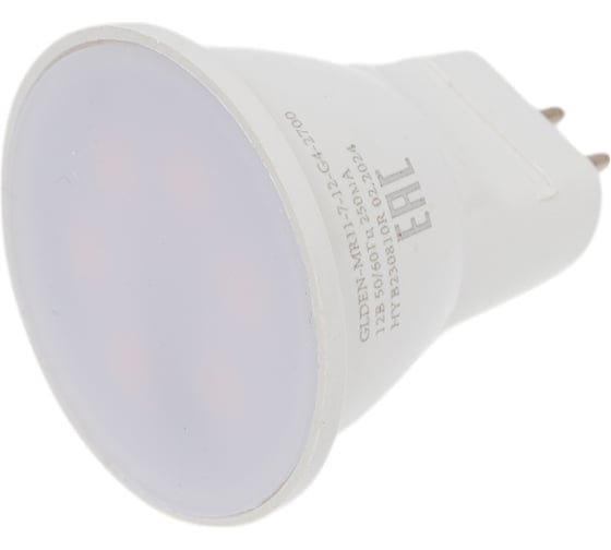 Лампа светодиодная General Lighting Systems GLDEN-MR11-7-12-G4-2700 661560
