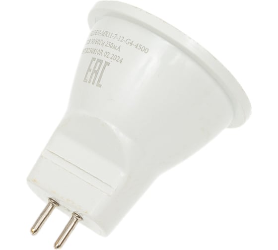 Лампа светодиодная General Lighting Systems GLDEN-MR11-7-12-G4-4500 661561