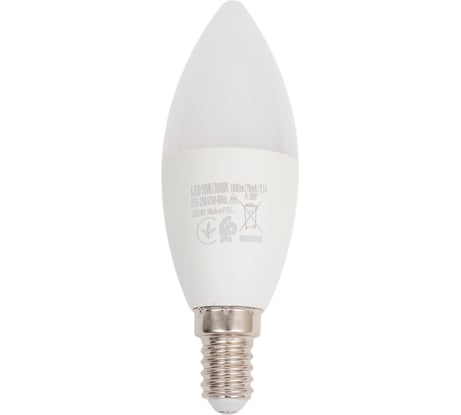 Лампа светодиодная Horoz Electric ULTRA-10 С37 10W 3000K E14 175-250V 001-003-0010 HRZ11100001