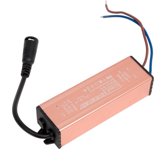 Драйвер для светодиодной панели-рамки General Lighting Systems 40Вт IP40 GLP-S12-600-F 439639