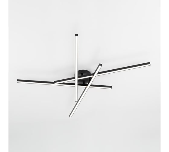 Люстра потолочная Citilux Стиг LED с пультом Чёрная CL203141