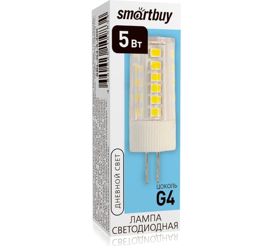 Светодиодная лампа Smartbuy LED G4-5W/4000/G4 SBL-G4-5-40K