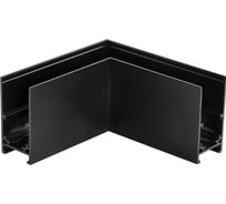 Накладной горизонтальный угол для магнитных шинопроводов Smartbuy 48В, IP20, Черный SBL-MNGAB