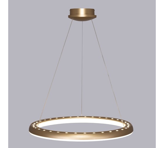 Люстра подвесная Citilux Юпитер LED с пультом Золото CL730B092S